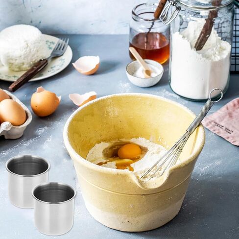 POPETPOP Stainless Steel Medicine Dose Cups Reusable Lightweight Metal Measuring Cups 6pcs 50ml for Accurate Liquid Medication and Sample Collection in Kuwait