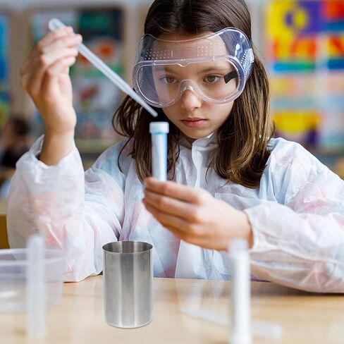 TOYANDONA Measuring Cup Sample Collection Beaker Stainless Steel 80ml Rustproof Sturdy Medicine Cup for Accurate Liquid Measurement for Laboratory and Home Use in Kuwait