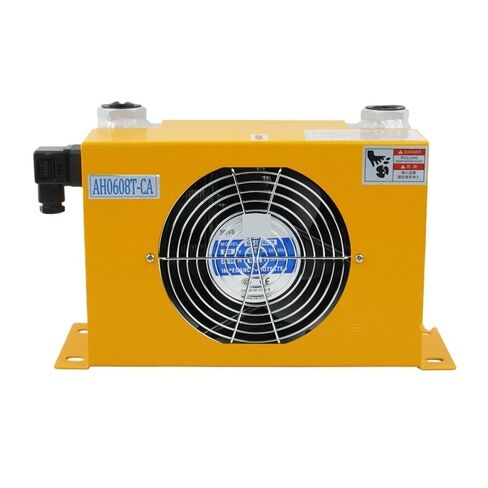 AH0608T-CA 60L/min Hydraulic Air-Cooled Oil Radiator Heat Exchanger Compatible with Most Excavator Low Noise Efficient Shock Absorption(24v) in Kuwait