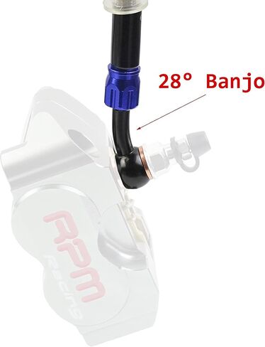 Motorcycle Brake Hose Banjo Fittings Only, for our Motorcycle Brake Hose (0/28/90/90L） in Kuwait