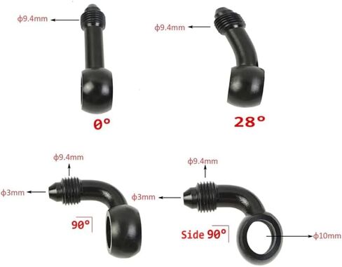 Motorcycle Brake Hose Banjo Fittings Only, for our Motorcycle Brake Hose (0/28/90/90L） in Kuwait