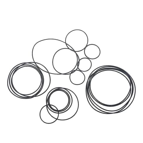 20pcs Round Rubber Drive Belt 1mm Diameter 20-85mm for Cassette Player Transmission Model in Kuwait