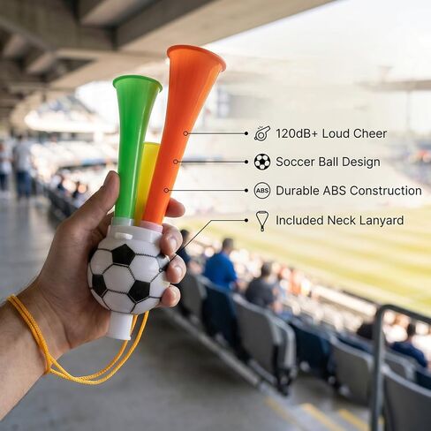 10 Pcs Stadium Horns Loud Noisemakers for Football Games and Championship Celebration (Small Size) in Kuwait
