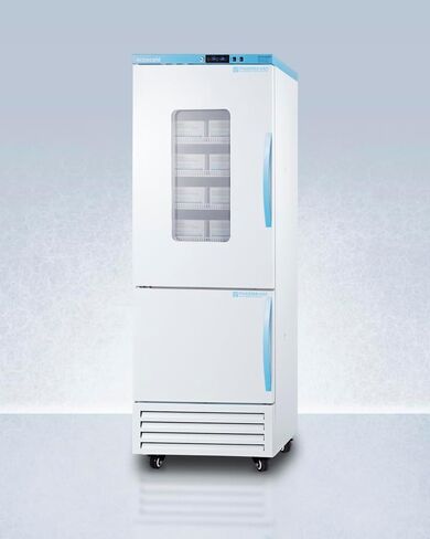 ACCUCOLD 15.54 قدم مكعب.. وحدة مجموعة ثلاجة/فريزر طبية، ثلاجة/فريزر واسع للقاحات مقاس 28 بوصة، باب زجاجي - ARFG18PVLHD (أرجوحة الباب الأيسر) in Saudi Arabia