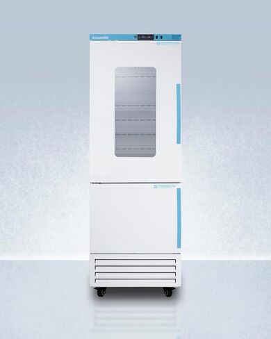 ACCUCOLD 15.54 قدم مكعب.. وحدة مجموعة ثلاجة/فريزر طبية، ثلاجة/فريزر واسع للقاحات مقاس 28 بوصة، باب زجاجي - ARFG18PVLHD (أرجوحة الباب الأيسر) in Saudi Arabia