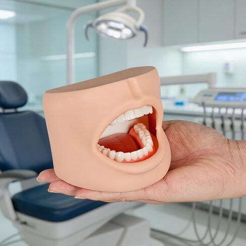 Teeth Model with Cheek Structure, Dental Typodont Teeth Model for Dental Care Demonstration, Tooth Model for Dental Education and Teaching in Kuwait