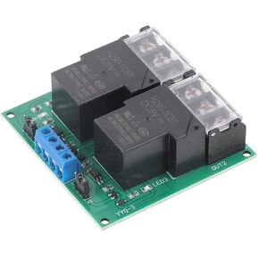 Two Channel Relay Module, High Power Bidirectional Optocoupler Isolation, AC 250V DC 30V for Industrial Automation (12VDC) in Kuwait