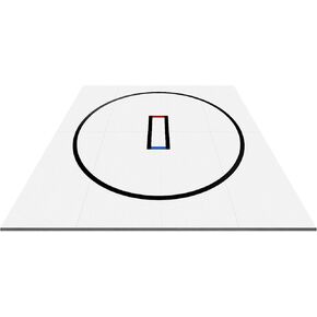 10x10ft Jiu Jitsu Wrestling Mats for Home Foldable XPE Jiu Jitsu Floor Exercise Mat 1.2inch Thick for BJJ MMA Grappling Martial Art Boxing Judo in Kuwait