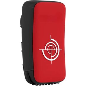 Kicking Strike Shield، 16.5 بوصة طول × 8.7 بوصة عرض وسادة الملاكمة التايلاندية للفنون القتالية، الكاراتيه، الكيك بوكسينغ، الفنون القتالية المختلطة، التايكوندو، أحمر in Kuwait