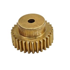 GTPBAO Copper 0.7M 55T Straight Teeth Gear 0.7 Module 55 Teeth Spur Gear with Step Mechanical Transmission 5mm Thick Shaft Hardware(8mm bore) in Kuwait