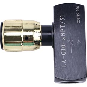 Hydraulic In-Line Adjustable Variable Flow Control Valve LAFC-06N LAFC06N compatible with Tractor Excavator Loader Dozer Forklift 3/8″ NPT in Kuwait