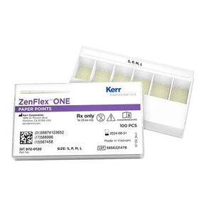 كير الأسنان 972-0120 ZenFlex ONE نقاط ورق ماصة 100/Pk in Kuwait