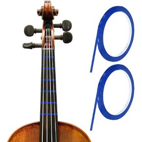 MECCANIXITY 216 ft 2 Rolls Violin Fingerboard Tapes 3mm Red Adhesive PET Cello Finger Guide Fingerboard Tape for Various Orchestra Instruments Fretboard Note Positions in Kuwait