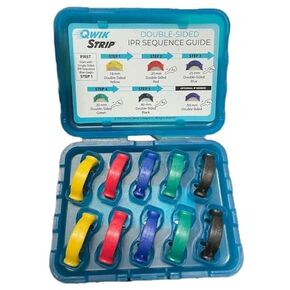 QSDS-ASSRT Double Sided Assorted Abrasive Dental Strips 10 Piece Kit in Kuwait