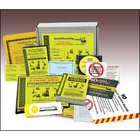 Forklift Safety Training Kit | English | Certify 20 Operators for $25/Operator | OSHA 29 CFR 1910.178 | Instructor Kit, Handbooks, Tests, Certificates | ForklifSafety.com Since 1993 | 20 Handbooks, 20 Authorization cards, 20 Certificates, all Training mat in Kuwait