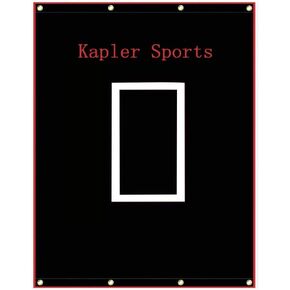 Kapler Vinyl Backstop Baseball/Softball Tarpaulin Backstop Batting cage Target with Bungees 5x6 in Saudi Arabia