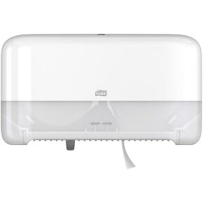 Tork OptiServe 2-Roll Coreless Toilet Paper Dispenser White T7, Horizontal Dispenser, Elevation Design, 558060 in Kuwait