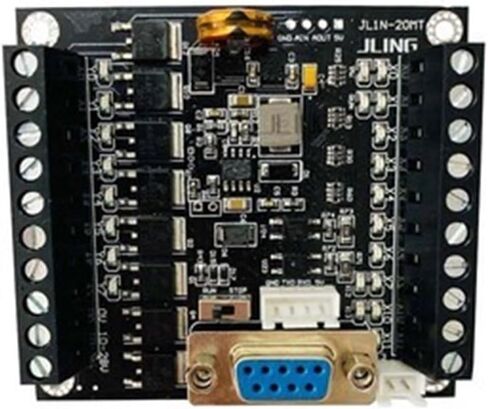 FX1N-20MT PLC Board 12 inputs and 8 outputs 10-28VDC Power Supply with Base Programming line 1AD+1DA optocoupler Isolation Transistor Output(Board-Base-Cable) in Kuwait