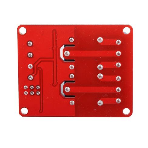 2 Channel Relay Module, Optocoupler Isolation Actuator Module with Low High Level Selection, 5V Expansion Board for Automation Projects (12V) in Kuwait