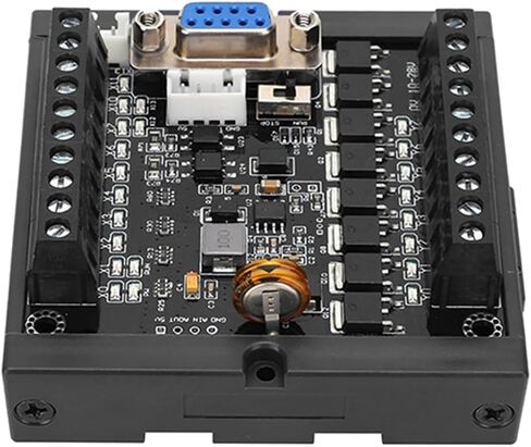 لوحة FX1N-20MT PLC 12 مدخلاً و8 مخرجات 10-28VDC مصدر طاقة مع خط برمجة أساسي 1AD+1DA مخرج ترانزستور عزل optocoupler in Kuwait