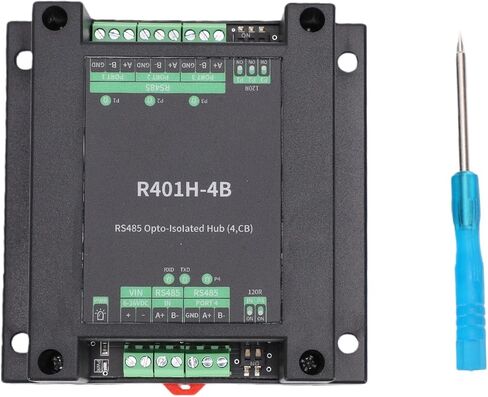 Bewinner DIN Rail 4 Port RS485 محور معزول | نقل نصف مزدوج شفاف، عزل بصري، 1 ميجابت في الثانية، حماية من التيار الزائد in Kuwait