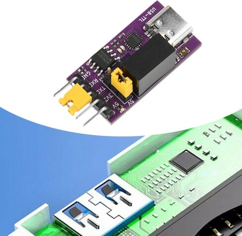 CH343 Isolated USB to TTL with Indicator Light Type C High Speed Electronic in Kuwait