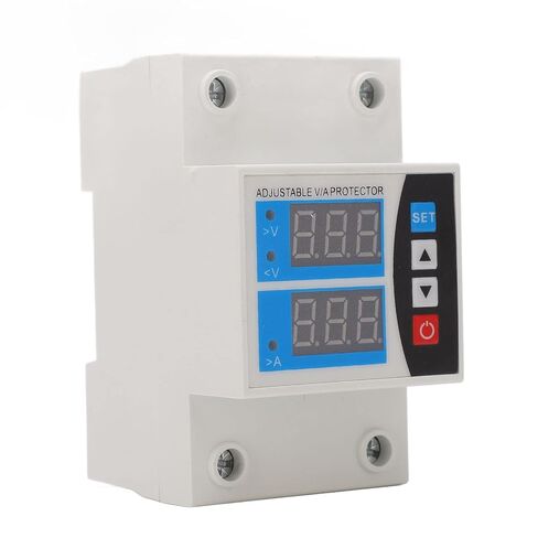 Self Resetting Over Under Voltage Protector 63A DIN Rail Device Adjustable for Home Office Appliance in Kuwait