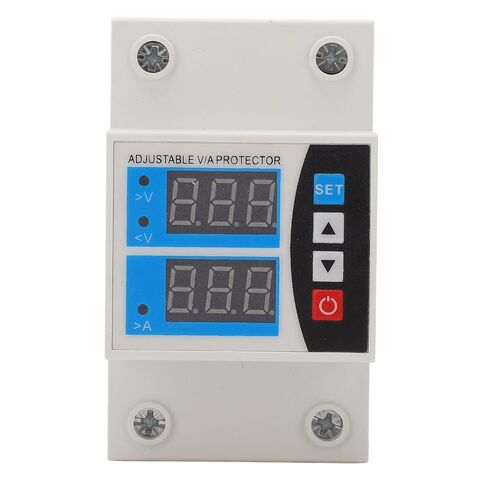 Self Resetting Over Under Voltage Protector 63A DIN Rail Device Adjustable for Home Office Appliance in Kuwait