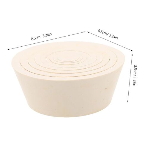 ERINGOGO Lab Filter Cones Assortment for Buchner Funnels and Glass Flasks Flexible Silicone Tapered Adapters Vacuum Tight Seal, Chemical Stain Resistant Silicone Cones for Educational in Kuwait