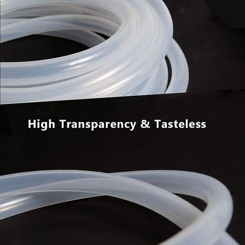 Feelers Silicone Tubing, Food Grade Pure Siliconce Hose 12mm ID 16mm OD 3.3ft, High Temperature Resistant Flexible Hose for Water Air Pump, Aquarium, Home Brewing, Kitchen in Kuwait