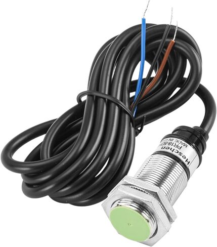 Heschen M18 Inductive Proximity Sensor Switch PR18-5DN2 Cylindrical Type Detector 5mm DC12-24V 3-Wire NPN NC(Normally Closed) CE in Kuwait