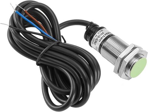 Heschen M18 Inductive Proximity Sensor Switch PR18-5DN2 Cylindrical Type Detector 5mm DC12-24V 3-Wire NPN NC(Normally Closed) CE in Kuwait
