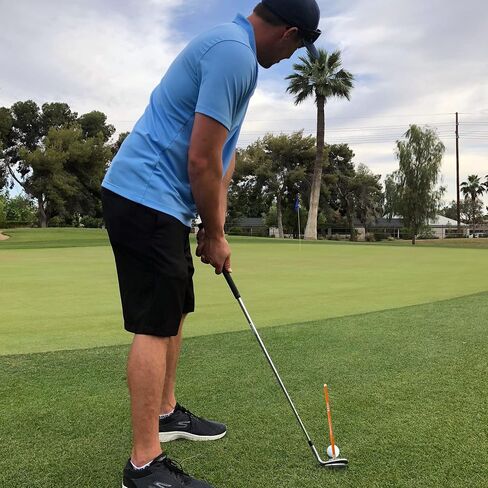 THE Pitch Assist Golf Magnetic Alignment Rods Club Face Magnet | Golf Training Aid Alignment Stick for Precise Aim and Swing Path Feedback in Kuwait