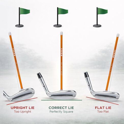 THE Pitch Assist Golf Magnetic Alignment Rods Club Face Magnet | Golf Training Aid Alignment Stick for Precise Aim and Swing Path Feedback in Kuwait