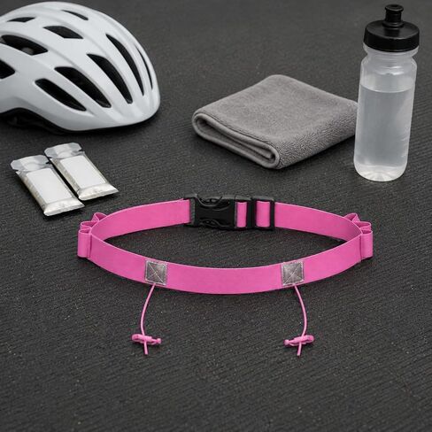 Gralara Triathlons Number Belt Pinless Design Adjustable Race Number Belt Universal Competition Attachment for Triathletes, Runners, Blue, Blue in Kuwait