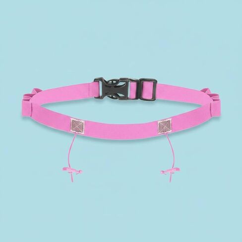 Gralara Triathlons Number Belt Pinless Design Adjustable Race Number Belt Universal Competition Attachment for Triathletes, Runners, Blue, Blue in Kuwait