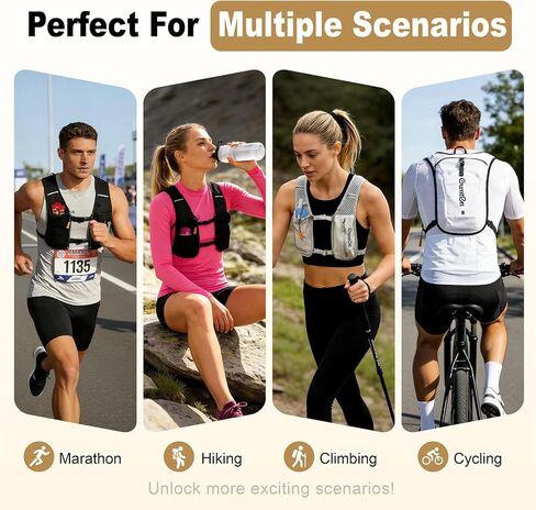 Running Vest with Dual 250ml Soft Flasks in Kuwait