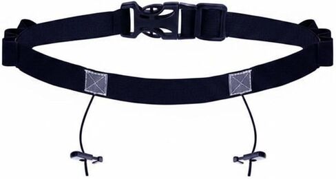Qianly Triathlons Number Belt Universal Fit Adjustable Race Number Belt Lightweight Sports Gear for Runners, Green, Fluorescent Green in Kuwait