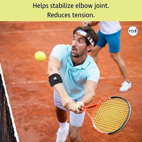 Tennis Elbow Brace for Men & Women, Golfer's Elbow Relief, Medical Grade Relief for Tennis Elbow - Made in USA - (Medium) in Kuwait