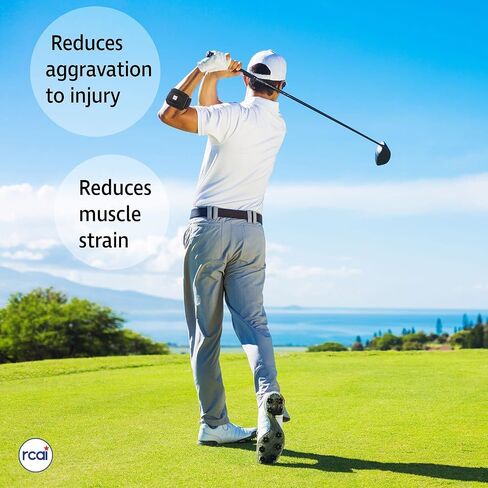 Tennis Elbow Brace for Men & Women, Golfer's Elbow Relief, Medical Grade Relief for Tennis Elbow - Made in USA - (Medium) in Kuwait