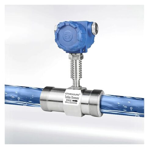Pulse 4-20mA 0-5V Signal Water Flow Sensor Stainless Steel Flow Meter(DN10) in Kuwait