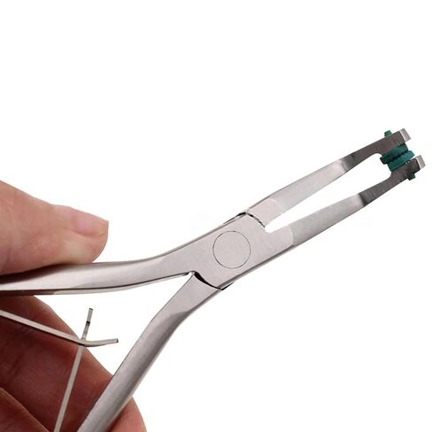 Temporary Dental Crown Remover Pliers, Crown Gripper Pliers with Silicone Pads for Remove Crown Veneers Dentistry Instrument in Kuwait