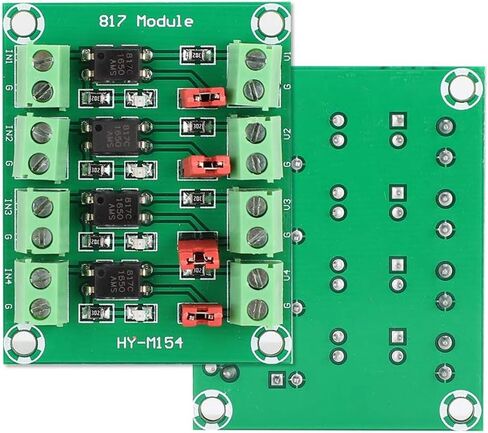 Tyenaza 4 Way Voltage Isolation Board, 4 Channel Optocoupler Isolated Board Voltage Converter Adapter Module in Kuwait