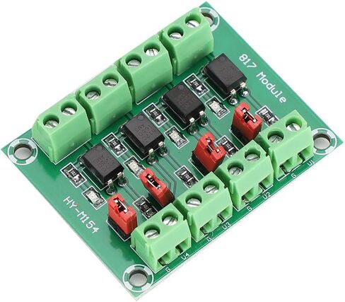 Tyenaza 4 Way Voltage Isolation Board, 4 Channel Optocoupler Isolated Board Voltage Converter Adapter Module in Kuwait