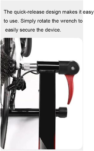 Foldable Magnetic Bike Trainer for Indoor Cycling, 6-Speed Adjustable Resistance Stationary Bicycle Stand for Road & Mountain Bikes, Quiet Home Exercise in Kuwait