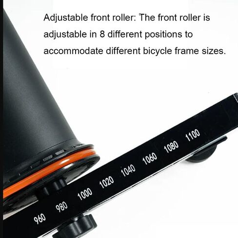 High-Strength Aluminum Alloy Bike Rollers Trainer, Indoor Cycling Trainer Stand with Low Noise Rollers, Adjustable Bicycle Training Stand for Road & Mountain Bikes in Kuwait