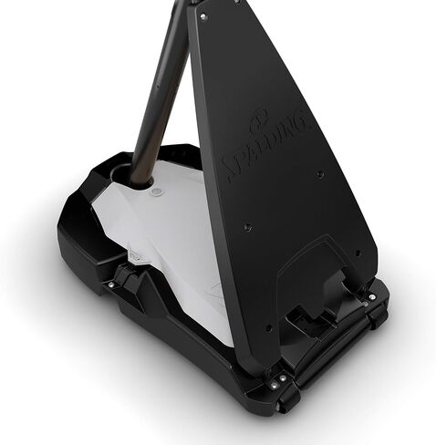 Spalding Ultimate Hybrid Portable Basketball Hoop | Adjustable Height from 7.5' to 10' in Infinite Increments | Arena Slam Breakaway Rim in Kuwait