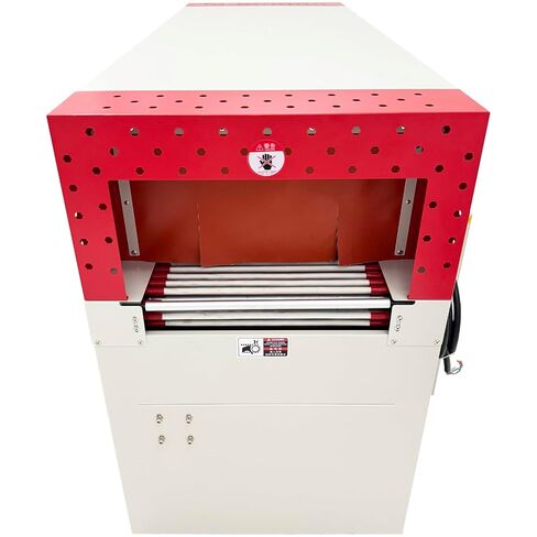 ماكينة الانكماش الحراري TECHTONGDA متوافقة مع فيلم PVC/POF 220V 3PH | نفق الانكماش الحراري مع درجة حرارة قابلة للتعديل 0-300 درجة مئوية، سرعة الناقل 0-15 م/دقيقة، حمولة 33 رطلاً للأغذية/المشروبات/المنتجات المعبأة في زجاجات in Kuwait
