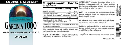 المصدر Naturals Garcinia Garcinia Cambogia Extract ، 1000 ملغ- 42 قرصًا in Kuwait