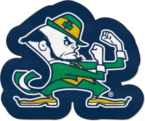 Fan Mats 8329 ND - University of Notre Dame Fighting Irish Approx. 3 ft x 4 ft Mascot Area Rug/Mat in Kuwait